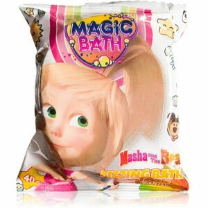 Masha & The Bear Magic Bath Bath Bomb pezsgő fürdőgolyó Mango 40 g kép