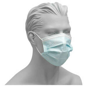 50 db Egészségügyi szájmaszk 3 rétegű kék kép