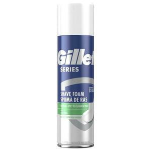 Borotvahab Érzékeny Bőrre Aloe Vera Kivonattal - Gillette Shave Foam Sensitive Skin Soothing, 200 ml kép
