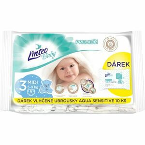 Linteo Baby Premium Midi eldobható pelenkák 5-9kg 5 db kép