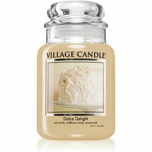 Village Candle Dolce Delight illatgyertya (Glass Lid) 602 g kép