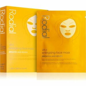 Rodial Vit C Energising Face Mask szövet arcmaszk az arcbőr élénkítésére és vitalitásáért C vitamin 4 x 20 ml kép