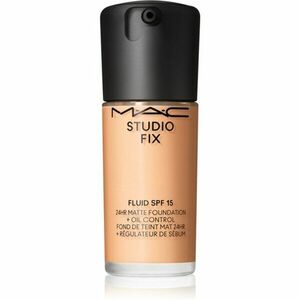 MAC Cosmetics Studio Fix Fluid SPF 15 24HR Matte Foundation + Oil Control mattító alapozó SPF 15 árnyalat NC18 30 ml kép