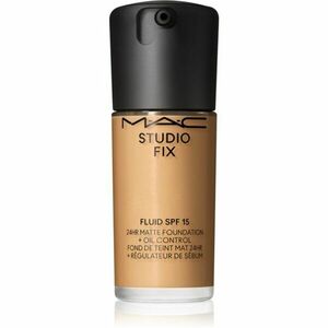 MAC Cosmetics Studio Fix Fluid SPF 15 24HR Matte Foundation + Oil Control mattító alapozó SPF 15 árnyalat NC38 30 ml kép