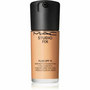 MAC Cosmetics Studio Fix Fluid SPF 15 24HR Matte Foundation + Oil Control mattító alapozó SPF 15 árnyalat NC35 30 ml kép