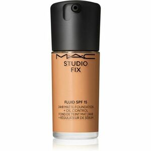 MAC Cosmetics Studio Fix Fluid SPF 15 24HR Matte Foundation + Oil Control mattító alapozó SPF 15 árnyalat NC41 30 ml kép