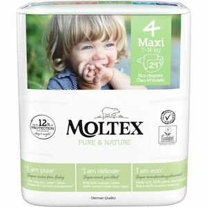 Moltex Pure & Nature Maxi Size 4 eldobható ÖKO pelenkák 7-14 kg 29 db kép