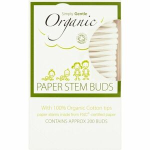 Simply Gentle Organic Paper Stem Buds fültisztítók 200 db kép