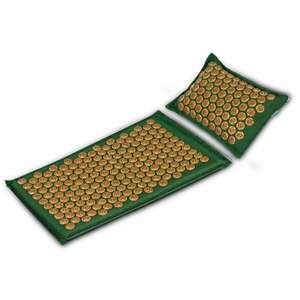 Akupresszúrás szőnyeg párnával ns-902 c.green-gold kép