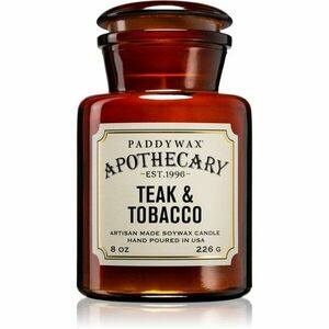 Paddywax Apothecary Teak & Tabacco illatgyertya 226 g kép