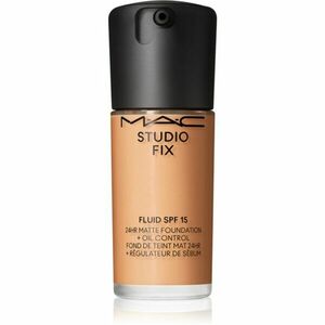 MAC Cosmetics Studio Fix Fluid SPF 15 24HR Matte Foundation + Oil Control mattító alapozó SPF 15 árnyalat NC40 30 ml kép