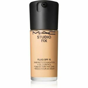 MAC Cosmetics Studio Fix Fluid SPF 15 24HR Matte Foundation + Oil Control mattító alapozó SPF 15 árnyalat NC15 30 ml kép