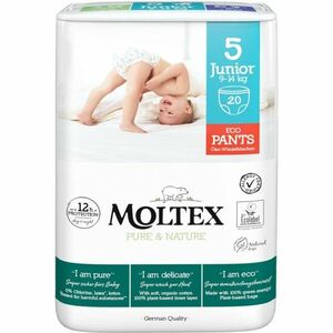 Moltex Pure & Nature Junior Size 5 eldobható nadrágpelenkák 9-14 kg 20 db kép