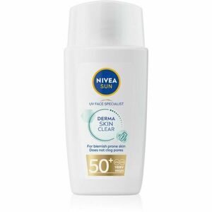 Nivea SUN Derma Skin Clear napozó arckrém a bőrhibákra SPF 50+ 40 ml kép