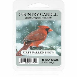 Country Candle First Fallen Snow illatos viasz aromalámpába 64 g kép