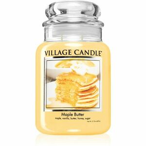 Village Candle Maple Butter illatgyertya (Glass Lid) 602 g kép