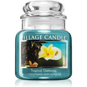 Village Candle Tropical Gateway illatgyertya (Glass Lid) 390 g kép