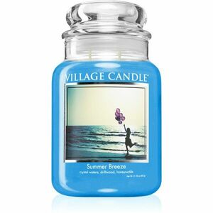 Village Candle Summer Breeze illatgyertya (Glass Lid) 602 g kép