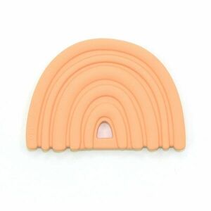 O.B Designs Rainbow Teether rágóka Peach 3m+ 1 db kép