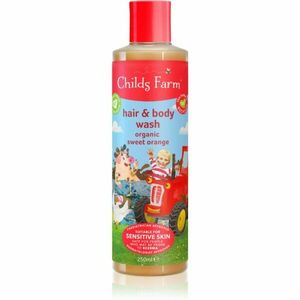 Childs Farm Hair & Body Wash tisztító emulzió testre és hajra gyermekeknek Sweet Orange 250 ml kép