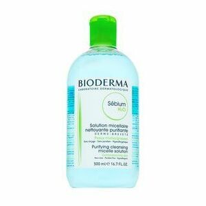 Bioderma Sébium H2O Purifying Cleansing Micelle Solution micelláris oldat zsíros bőrre 500 ml kép
