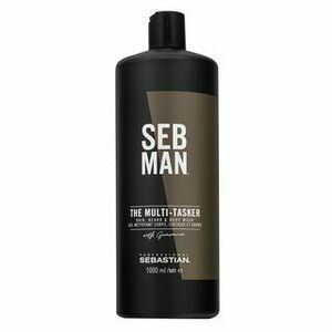 Sebastian Professional Man The Multi-Tasker 3-in-1 Shampoo sampon hajra, szakállra és testre 1000 ml kép