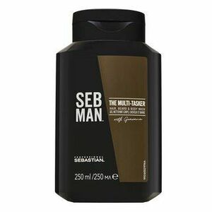 Sebastian Professional Man The Multi-Tasker 3-in-1 Shampoo sampon, kondicionáló és tusfürdő minden hajtípusra 250 ml kép