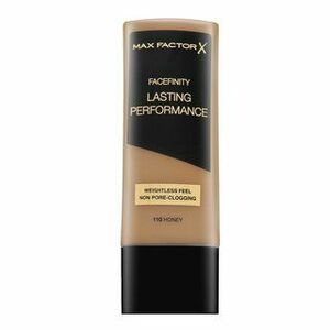 Max Factor Lasting Performance Long Lasting Make-Up 110 Honey hosszan tartó make-up az egységes és világosabb arcbőrre 35 ml kép