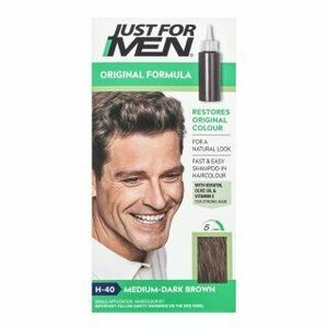 Just For Men Shampoo-in Haircolour színező sampon férfiaknak H40 Medium Dark Brown 66 ml kép