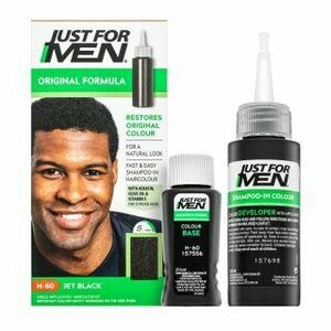 Just For Men Autostop Hair Colour színező sampon férfiaknak H60 Natural Jet Black 35 g kép