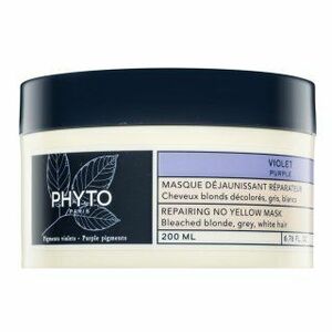 Phyto Purple Repairing No Yellow Mask neutralizáló maszk szőke hajra 200 ml kép