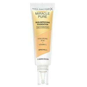 Max Factor Miracle Pure Skin hosszan tartó make-up hidratáló hatású 76 Warm Golden 30 ml kép