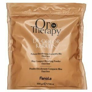 Fanola Oro Therapy 24k De-Color Keratin melírozó por hajszín világosításra 500 g kép