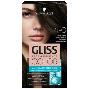 Gliss Color 4-0 természetes sötétbarna kép