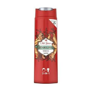 Férfi Tusfürdő és Sampon - Old Spice Bearglove Shower Gel + Shampoo 2in1, 400 ml kép