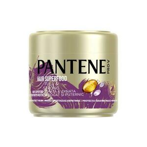 Tápláló Hajmaszk a Száraz és Sérült Hajra - Pantene Pro-V Hair Superfood Full&Strong Mask, 300 ml kép