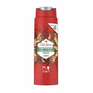 Férfi Tusfürdő és Sampon - Old Spice Bearglove Shower Gel + Shampoo 2in1, 250 ml kép