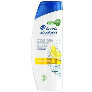 Citrus kivonatú korpásodás elleni sampon zsíros hajra - Head&Shoulders Anti-Dandruff Shampoo Citrus Fresh for Greasy Hair, 625 ml kép