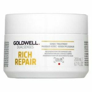 Goldwell Dualsenses Rich Repair 60sec Treatment maszk száraz és sérült hajra 200 ml kép