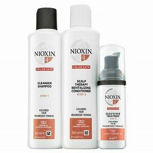 Nioxin System 4 Trial Kit készlet ritkuló festett hajra 150 ml + 150 ml + 40 ml kép