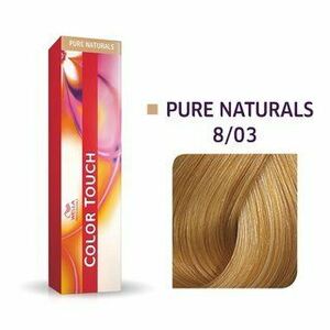 Wella Professionals Color Touch Pure Naturals professzionális demi-permanent hajszín többdimenziós hatással 8/03 60 ml kép