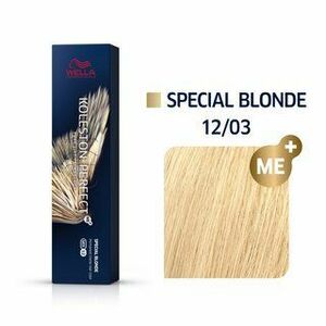 Wella Professionals Koleston Perfect Me+ Special Blonde professzionális permanens hajszín 12/03 60 ml kép