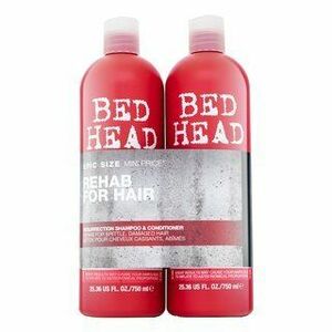 Tigi Bed Head Urban Antidotes Resurrection Shampoo & Conditioner erősítő sampon gyenge hajra 750 ml + 750 ml kép