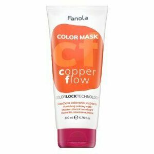Fanola Color Mask tápláló maszk színes pigmentekkel a réz árnyalatok újraélesztéséhez Copper Flow 200 ml kép