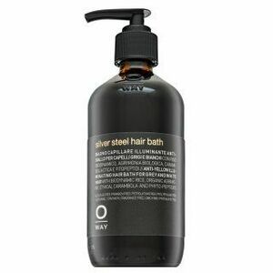 OWAY Silver Steel Hair Bath neutralizáló sampon sárga árnyalat ellen 240 ml kép
