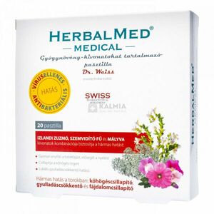 Herbalmed Medical gyógynövény pasztilla 20 db kép
