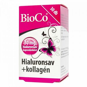 BioCo Hialuronsav+Kollagén kapszula 30 db kép