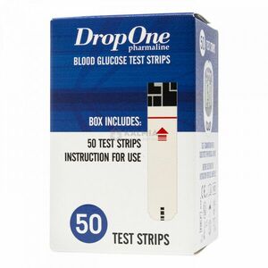 Drop One vércukormérő tesztcsík 50 db kép