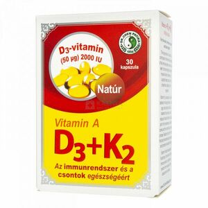 Dr. Chen A + D3 + K2 Vitamin kapszula 30 db kép