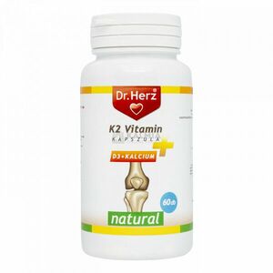 Dr. Herz K2-vitamin + D3 + Kalcium kapszula 60 db kép